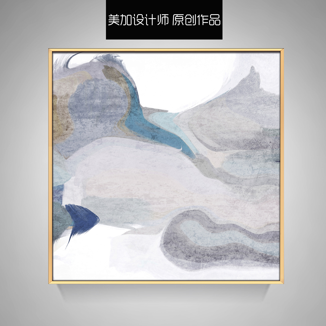 現(xiàn)代簡約抽象系列壁畫 餐廳裝飾畫玄關掛畫 晶瓷畫 雙拼系列7