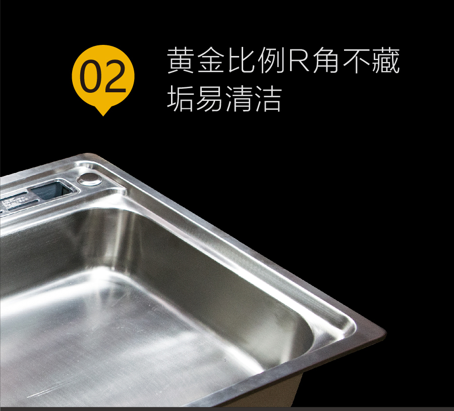 GOHGOH水槽 廚房單槽水槽 304不銹鋼加厚水槽 帶龍頭洗碗洗菜盆MT8048